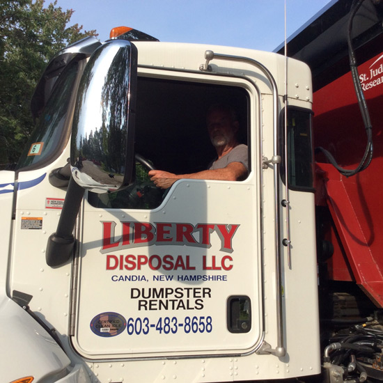 Liberty Disposal: waste management and dumpster rental service in New Hampshire.